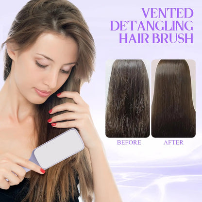 Effortless Clean Anti-Static Retractable Hair Brush & Massage Comb for Luxurious Hair Care